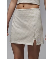 Nike Jordan Brooklyn Slim Fit High Rise Knit Skort Kadın Yüksek Bel Dar Kesim Taytlı Etek Şort Bej