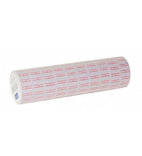 KRAF MOTEX FİYAT ETİKETİ BEYAZ ÇİZGİLİ 12 X 21MM