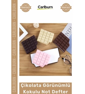 #NotDefteri Tatlı Görünüm Sıra Dışı Tasarım Kompakt Anı Defteri Çikolata Görünüm Kokulu Not Defter