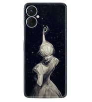 Tecno Spark 9T Kılıf Resimli Desenli Baskılı Silikon Star Woman 1332