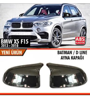 BMW X5 F15 Batman Yarasa Ayna Kapağı Piano Black 2013 - 2018