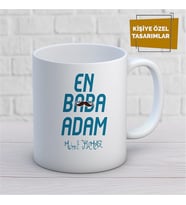 Kişiye Özel İsim Yazılabilir En Baba Adam Kupa Bardak