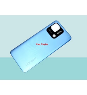 Xiaomi Redmi 10C Uyumlu FULL KASA Arka Kapak Batarya Kapağı - MAVİ