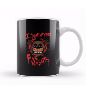 I Survived Five Nights At Freddy's Pizzeria Five Nights At Freddys Kupa Bardak Porselen