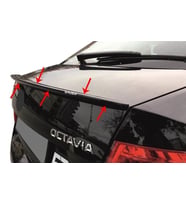 Skoda Octavia Uyumlu A7 Spoiler Bagaj Gt -2013 Siyah Boyalı