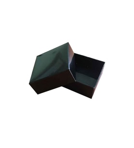 Komple Karton Kutu 5X5X2.2 CM (50 Adet)  Siyah