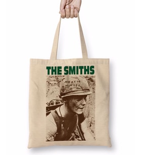 The Smiths Meat İs Murder Bez Çanta Uzun Saplı