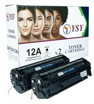 YSY HP Q2612A 12A -  2K(2000) Sayfa Verimli HP Laserjet  1020 1010 1012 1018 1022  3015 3030 3050 3055 3020 1022n 3052 M1005 M1319f MFP Muadil Toner Kartuş (1 Kutuda 2 Toner)