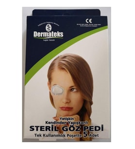 Dermateks Steril Göz Pedi Yetişkin 5'li