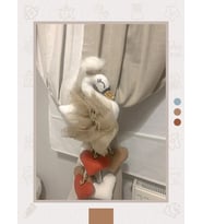 Bebek Hediye Bebek Odası tasarım  Kuğu modeli perde aksesuarı 2