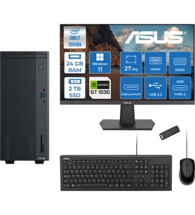 Asus Expertcenter P500MV Intel Core I7-13620H 24GB Ddr5 2tb SSD WIN11PRO 6GB/RTX3050 100HZ IPS 27" Mon Minitower Masaüstü Bilgisayar WM7136216512B0DW09+Zettausbbellek
