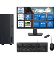 Asus Expertcenter P500MV Intel Core I7-13620H 24GB Ddr5 2tb SSD WIN11PRO 6GB/RTX3050 100HZ IPS 27" Mon Minitower Masaüstü Bilgisayar WM7136216512B0DW09+Zettausbbellek
