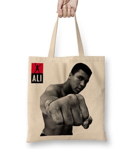Muhammed Ali Boks Bez Çanta Uzun Saplı