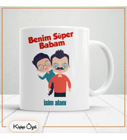 Babalar Günü Özel Hediye Çay Kahve Kupa Bardak-baba43