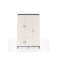 Hyperion Gardrop 7 Raflı 5 Kapaklı Tek Askılı 132x44x195 Antrasit-Aytaşı