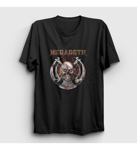 Presmono Unisex Siyah Blades Megadeth T-Shirt 65227tt