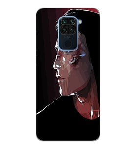 Xiaomi Redmi NOTE 9 Uyumlu Punisher Tasarımlı Şeffaf Telefon Kılıfı