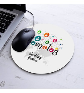 İsimli Sosyolog Temalı Yuvarlak Mousepad