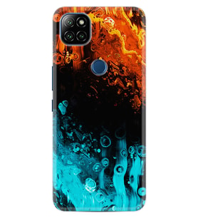 Casper E30 F20 X20 Kılıf Desemli Silikon Orange Blue Color 1665