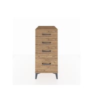 Kronos Komodin 4 Çekmeceli 44x59x96 Çam-Çam