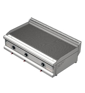CSA Karacasan 900 Seri Set Üstü 120 cm Tüplü Tam Kanallı Izgara 120x90x85Cm
