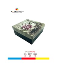 23x23x10 Hediyelik Kutu Kraft Kutu Karton Kutu YIlbaşı Kutusu Pasta Kutusu Kargo Kutusu (10 ADET)