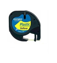 DYMO LETRATAG PLASTİK ETİKET SARI 59423 ÜCRETSİZ KARGO
