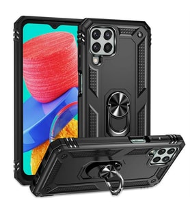 Coverzone Xiaomi Redmi 10C ?le Uyumlu K?l?f Silikon Mega Case Stand Olabilme �zelli?i Olan Shockproof Kapak K?l?f Xiaomi Redmi 10C ile Uyumlu Siyah