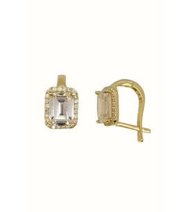 Cigold Taşlı Küpe 14 Ayar Altın 3.61 Gr OA-K101027055