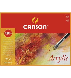 CANSON 24X32 AKRİLİK RESİM DEFTERİ 400GR. 10YP.