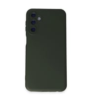 Samsung Galaxy M14 5g Kılıf Nano İçi Kadife Silikon - Koyu Yeşil