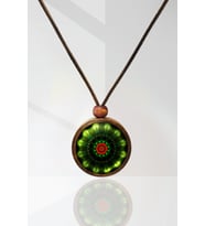 Mandala Ahşap Kolye