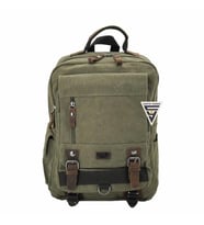 Ççs London 51565 Kanvas Laptop Sırt Çantası Haki