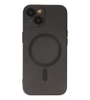 Pilelistore   iPhone 14 Plus Kılıf Moshi Lens Magneticsafe Silikon - Siyah