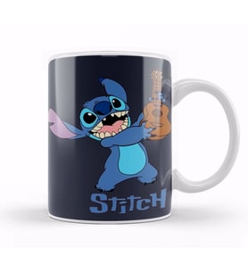 Stitch And Lilo Cute Kupa Bardak Porselen
