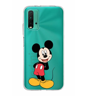 Xiaomi Poco M3 Uyumlu Kapak Mickey Mouse Tasarımlı Şeffaf Silikon Kılıf