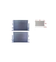 Klima Radyatörü 644x459,5x16 – 5175368AA Wisco – Chrysler 300c 3.0crd 04 Ve Sonrası Uyumlu
