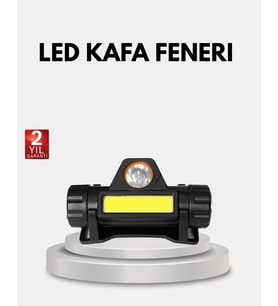 Profesyonel Şarjlı Led Kafa Lambası – Uzun Mesafe + Ortam Aydınlatması