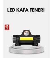 Profesyonel Şarjlı Led Kafa Lambası – Uzun Mesafe + Ortam Aydınlatması
