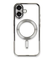 Newface Apple iPhone 16 Kılıf Kross Magneticsafe Kapak - Gümüş