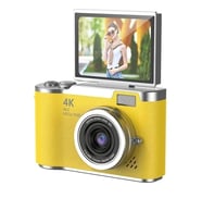 Dijital Video Kamera 48Mp 18X Zoom Flaşlı (32Gb) Kart Dijital Vlog Fotoğraf Makinesi Türkçe