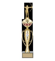ODAK KUPA - Figürlü Kupalar - Okçu Figürlü Kupalar FG-073 C - 48 cm