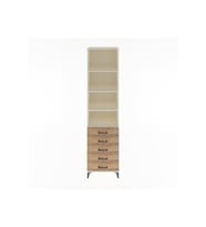 Hyperion Dolap 4 Raflı 5 Çekmeceli 60x44x243 Aytaşı-Çam