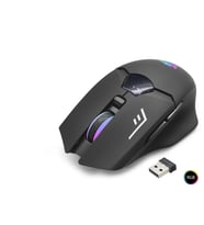 G400 Kablosuz Gaming Mouse Dual Mod 1600 Dpi Sessiz Rgb - Siyah