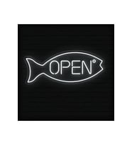 OPEN Yazılı ve Şekilli Neon Tabela