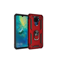Huawei Mate 30 Lite Uyumlu Kılıf Zore Vega Kapak (Kırmızı)