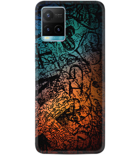 Vivo Y11S Y21S Y20 Y20S Y70 Kılıf Desemli Silikon İşaretler Tuval 1716