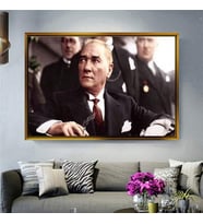 Altın Çerçeveli dekoratif tablo a1267 (Gold)
