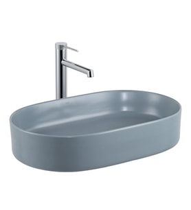 E-W1202MM Tezgah Üstü Lavabo Mat Mavi