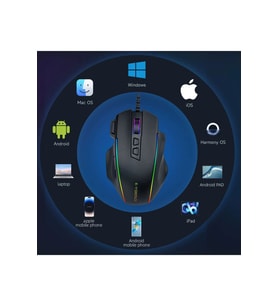 X-49 RGB 12400 Kablolu Oyuncu Mouse